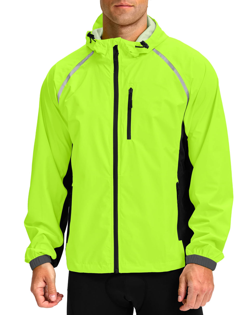 Men’s Packable Waterproof Cycling Rain Jacket