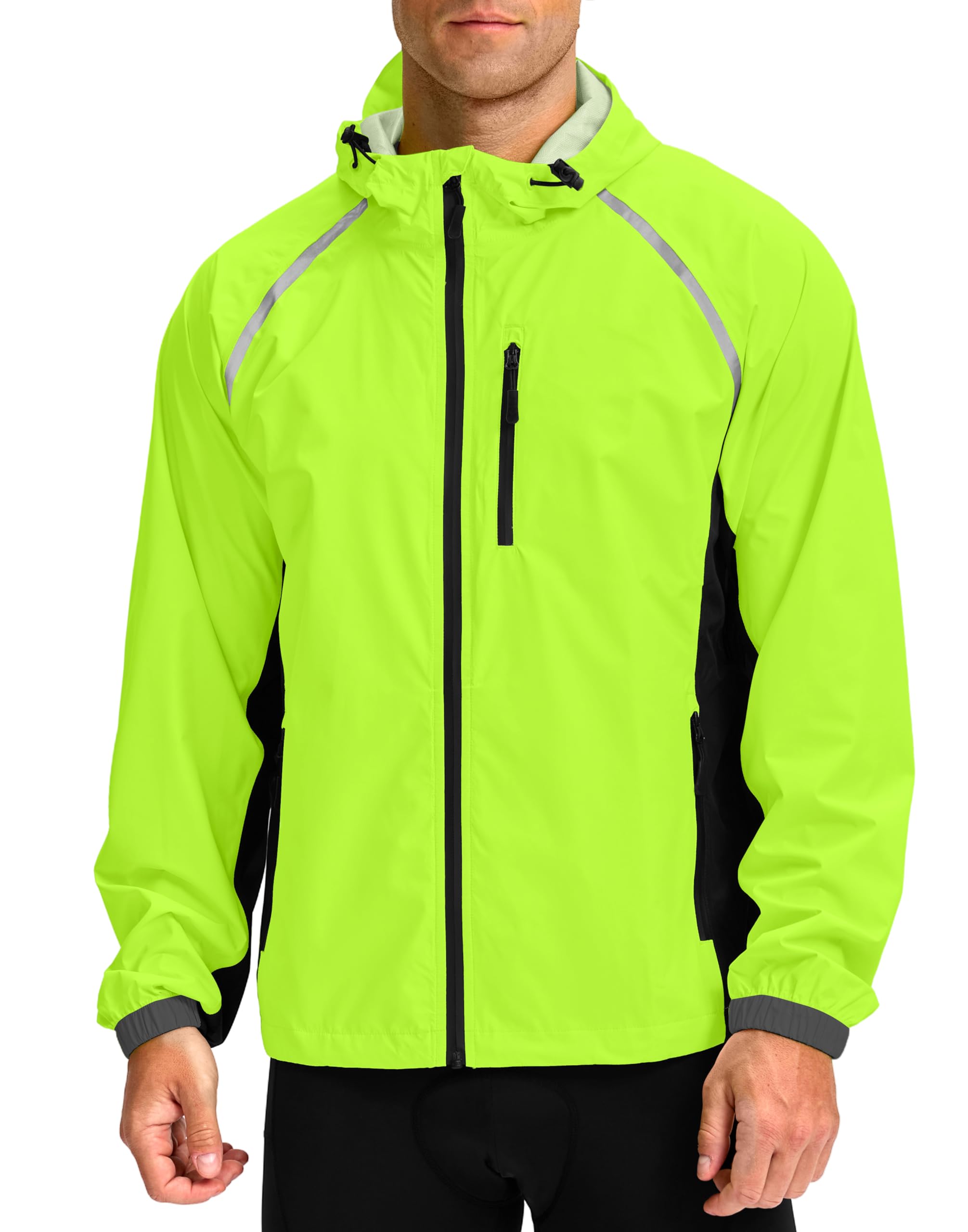 Men’s Packable Waterproof Cycling Rain Jacket