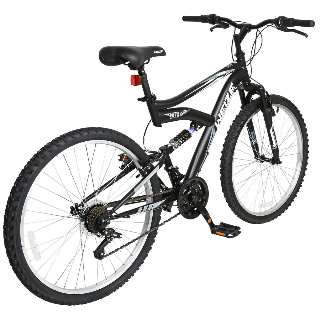 Dual Suspension Mountain Bike With Multi-Speed Gears