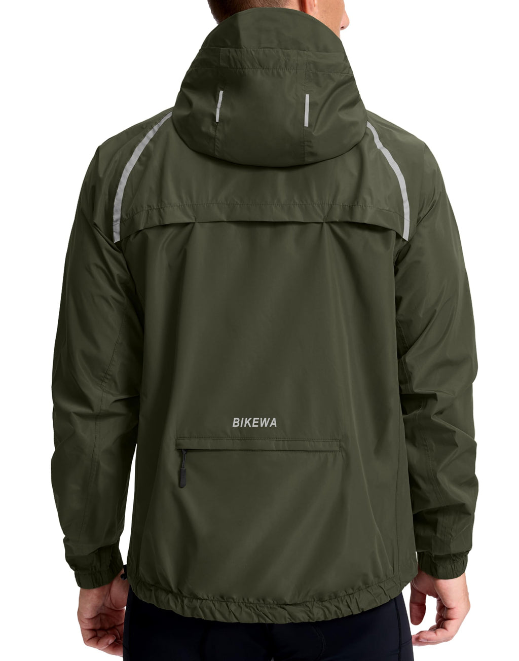 Men’s Packable Waterproof Cycling Rain Jacket