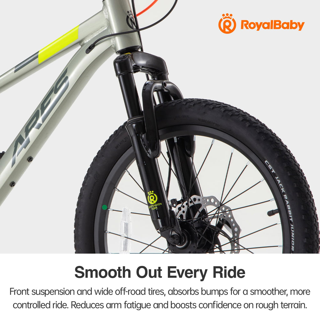Kids Aluminum Mountain Bike With Front Suspension