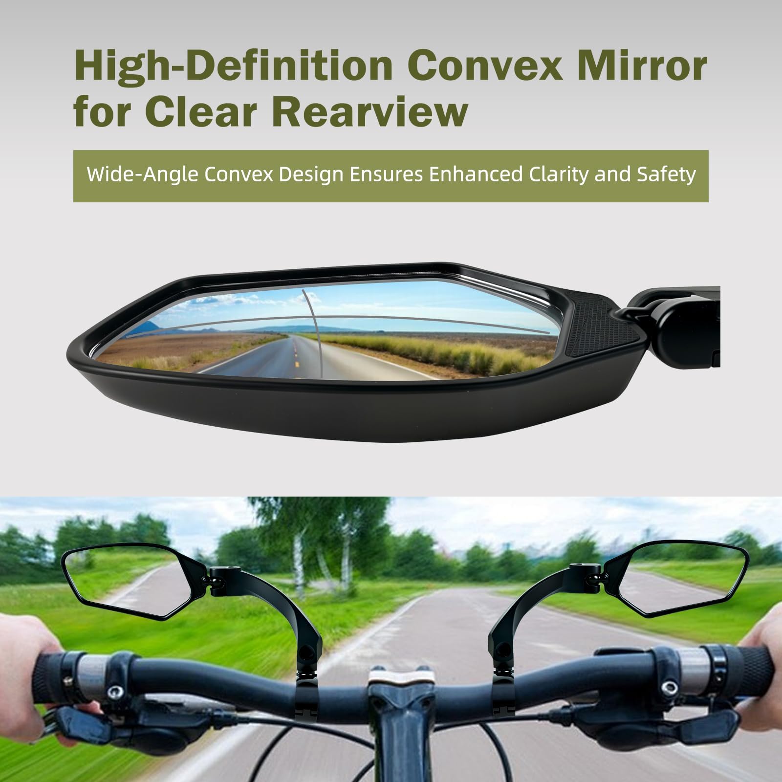 Adjustable Handlebar Bike Rear View Mirror
