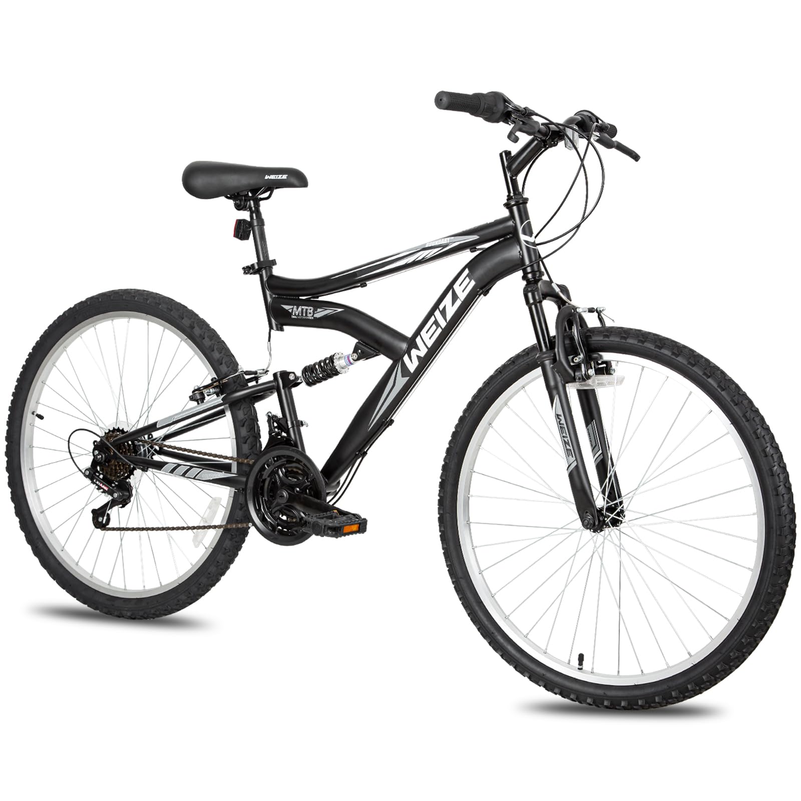 Dual Suspension Mountain Bike With Multi-Speed Gears