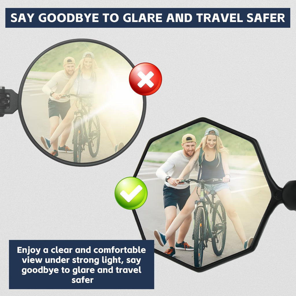 Aluminum Alloy Handlebar Bike Mirror Set