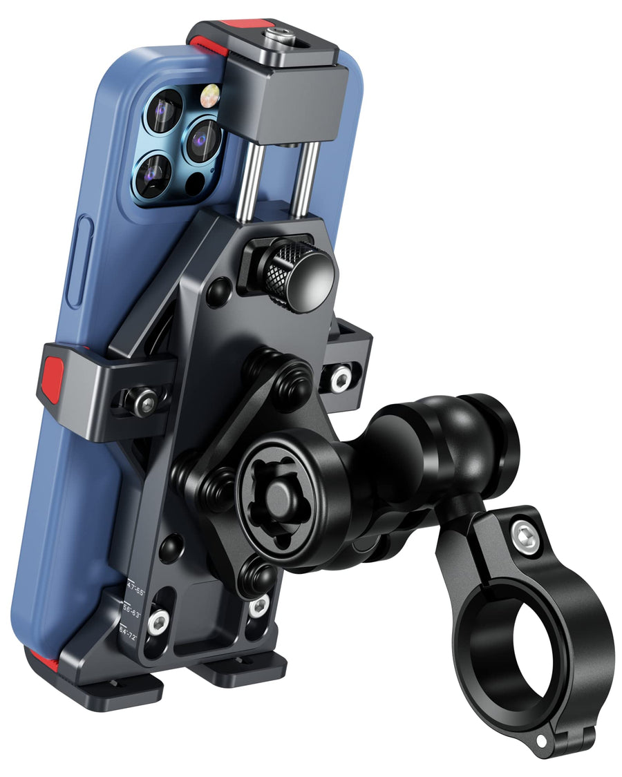 Anti-Theft Aluminum Motorcycle Phone Mount