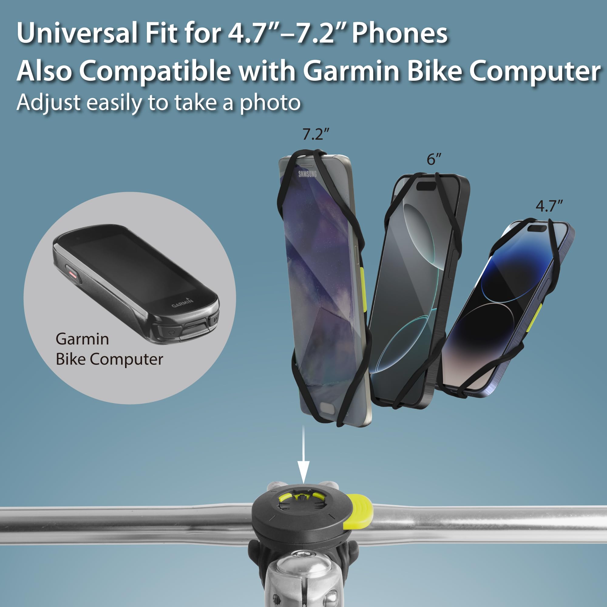 Magnetic Rotating Motorcycle Phone Mount