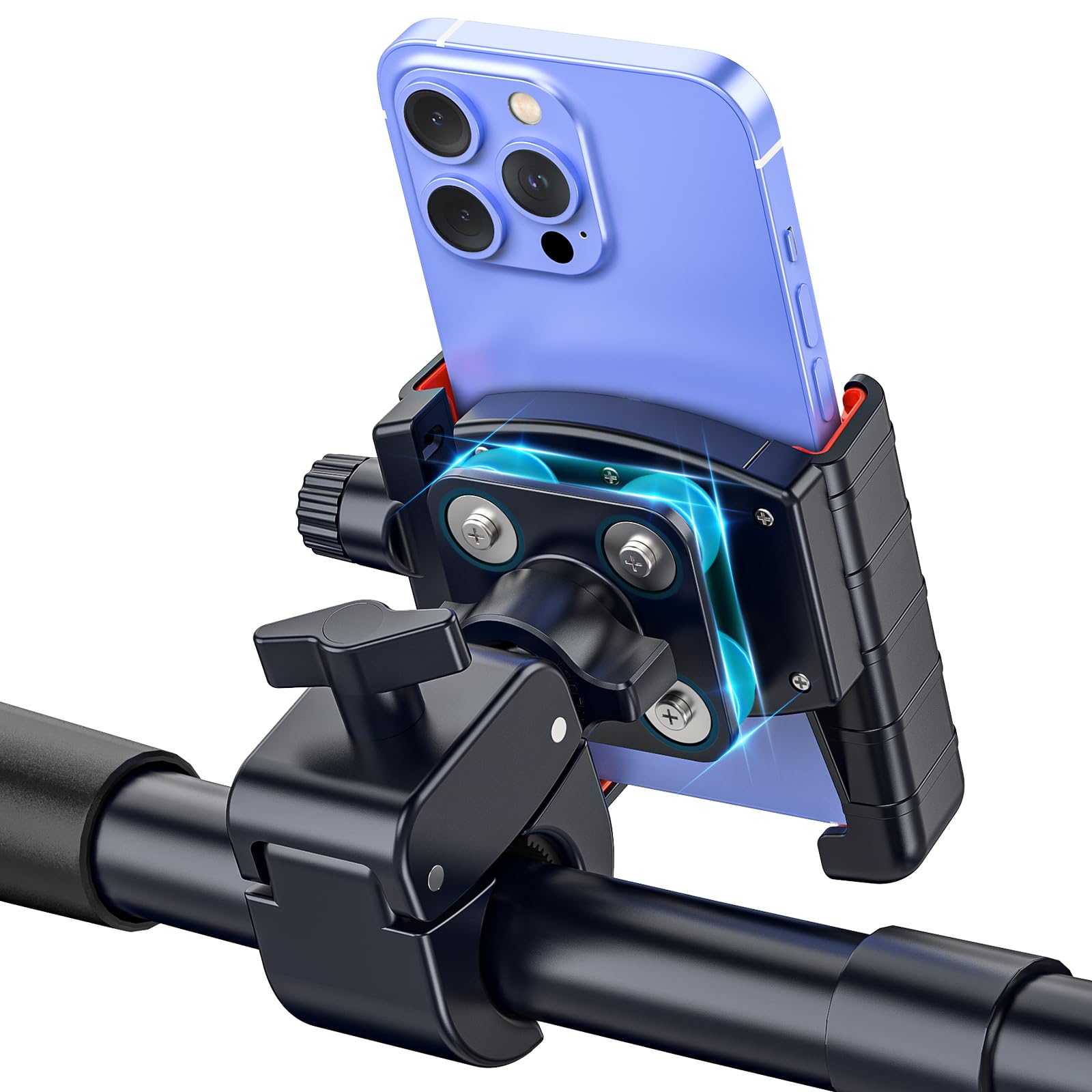 Shockproof Bike Phone Mount With Secure Lock