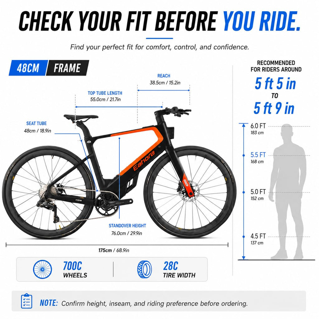 Carbon Electric Road Bike With Electronic Shifting