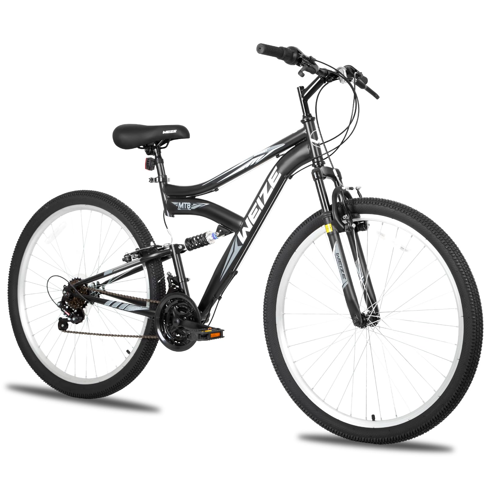 Dual Suspension Mountain Bike With Multi-Speed Gears