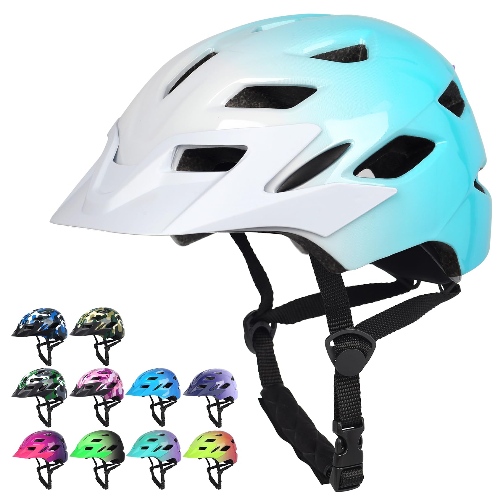 Kids Multi-Sport Helmet With LED Safety Light