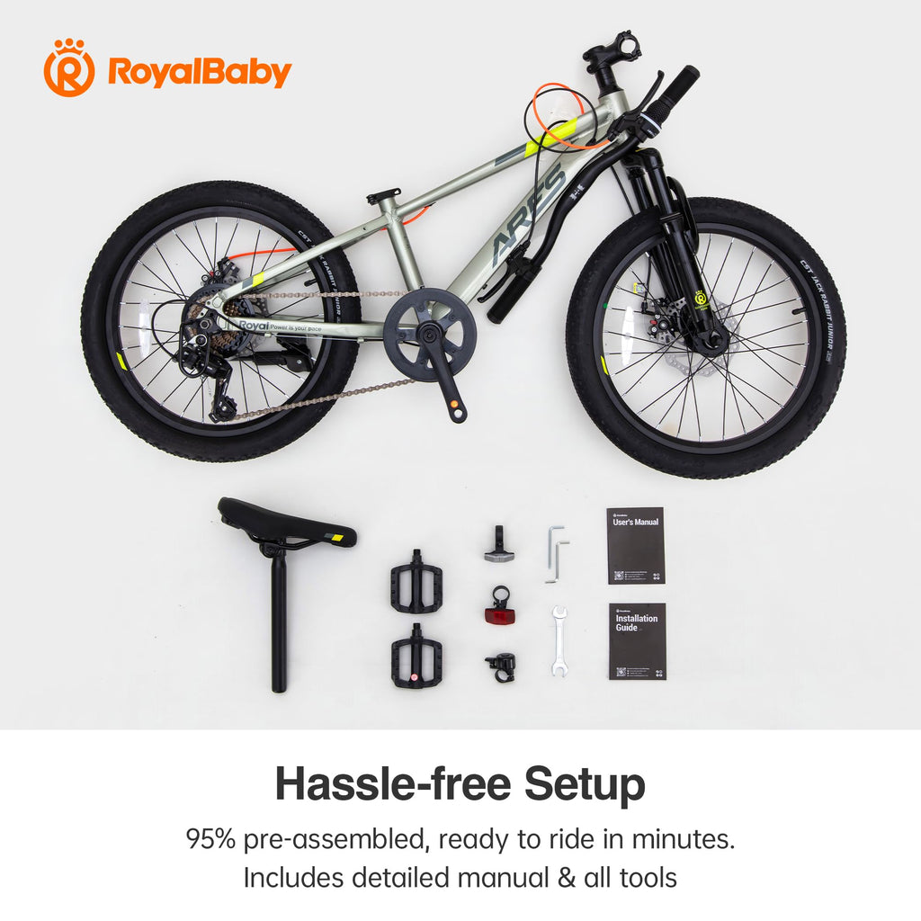 Kids Aluminum Mountain Bike With Front Suspension