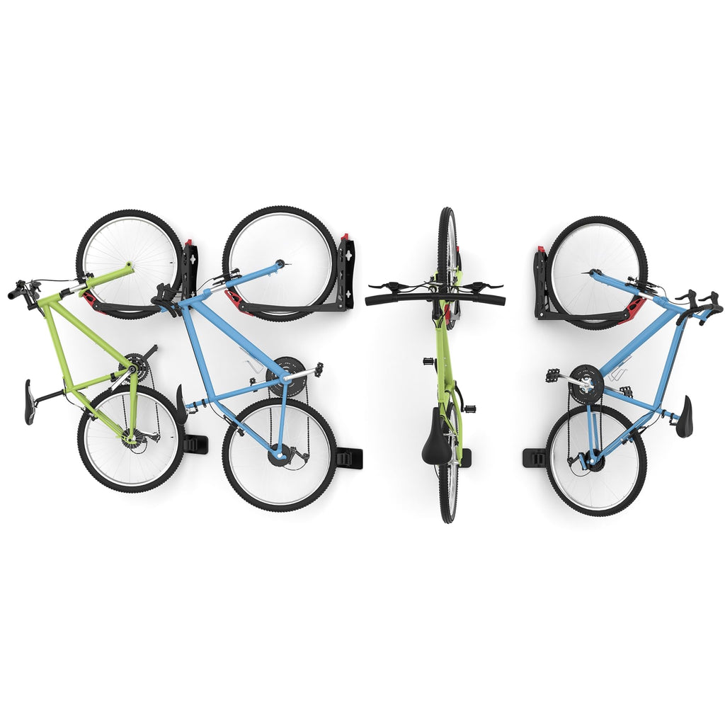 Swivel Wall-Mounted Vertical Bike Storage Rack