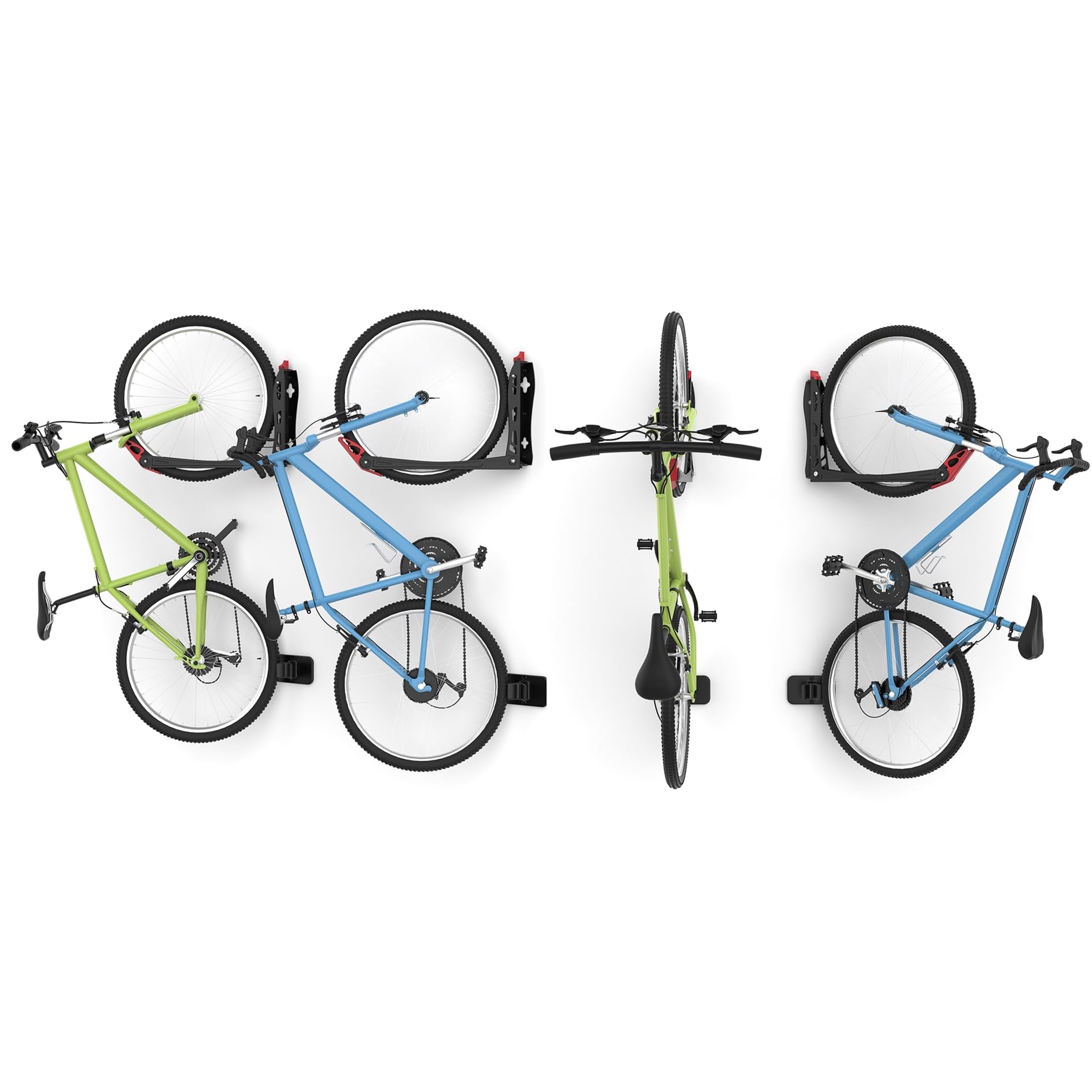 Swivel Wall-Mounted Vertical Bike Storage Rack