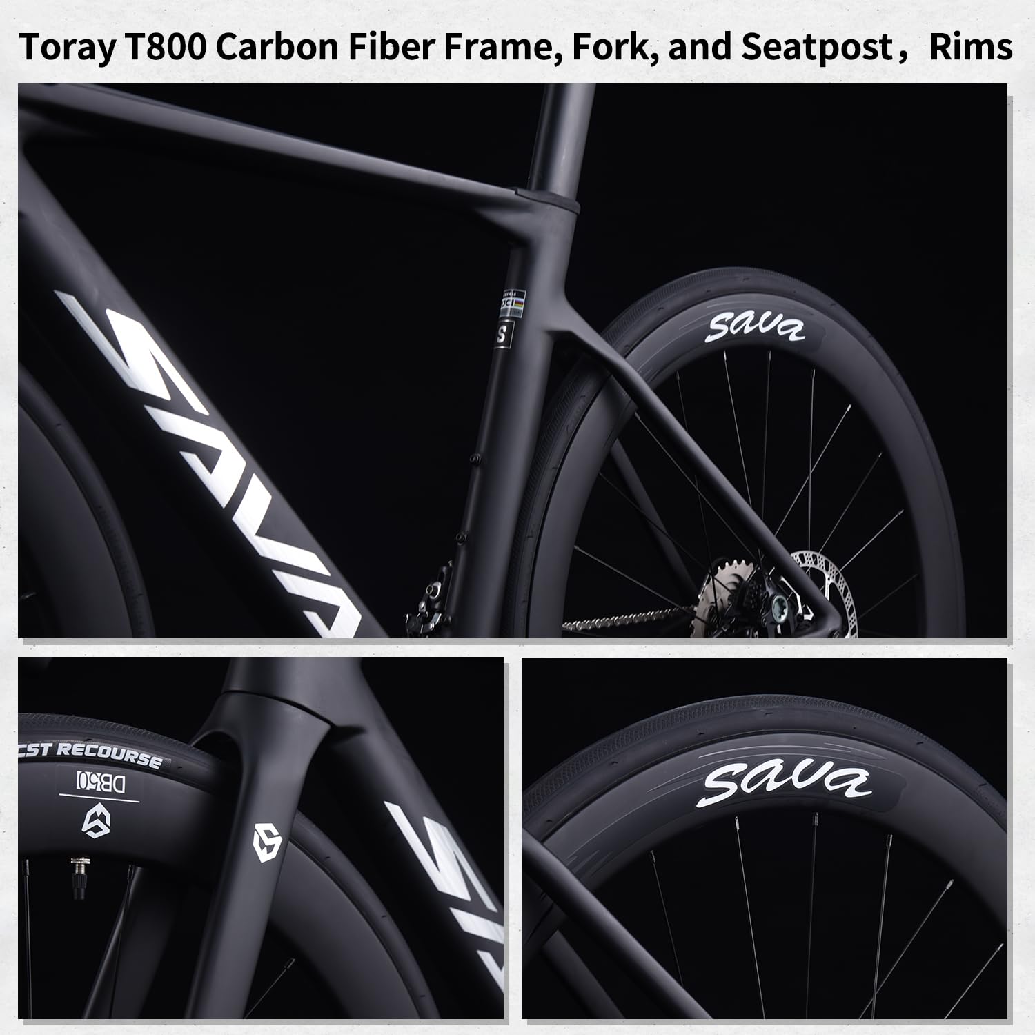 Carbon Road Bike With 24-Speed Shimano Drivetrain