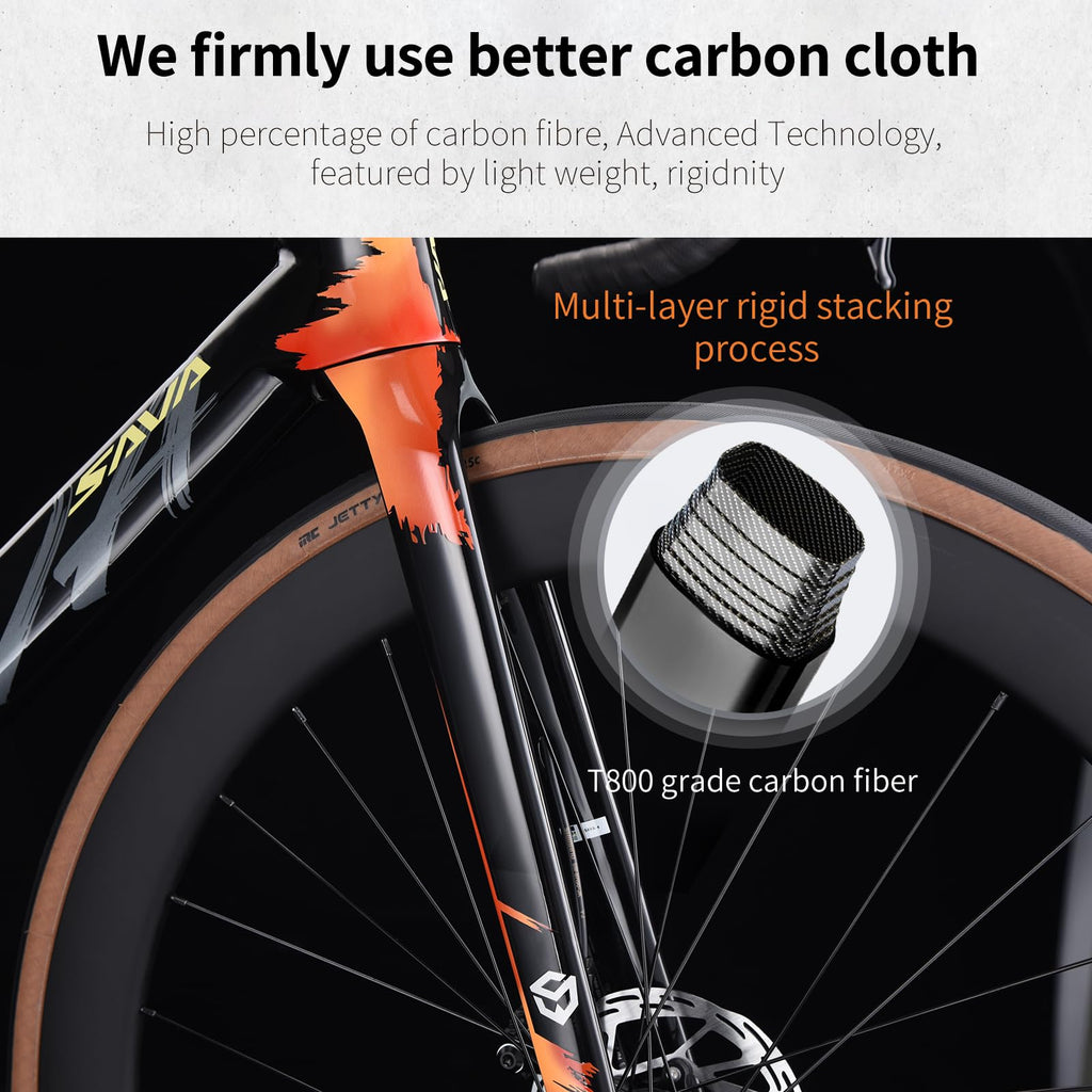 Full Carbon Road Bike With Hydraulic Disc Brakes