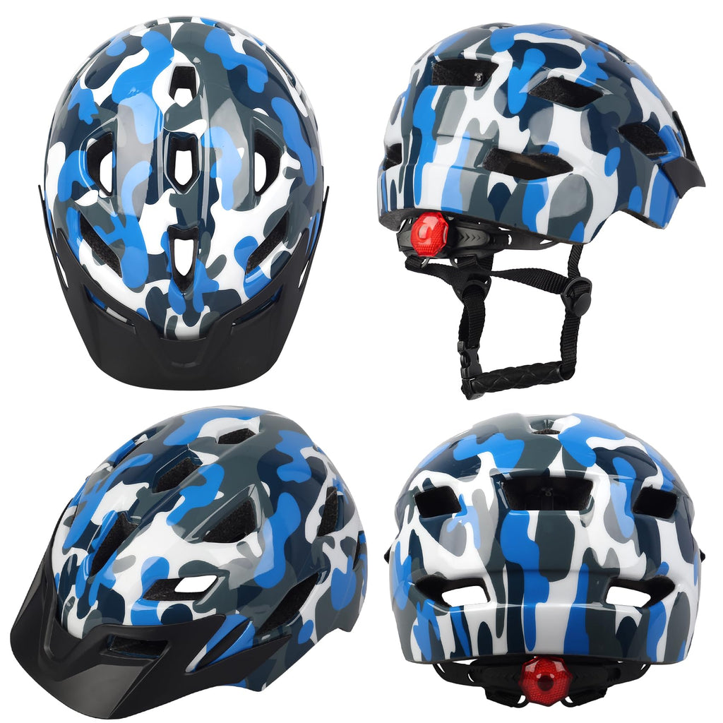 Kids Multi-Sport Helmet With LED Safety Light