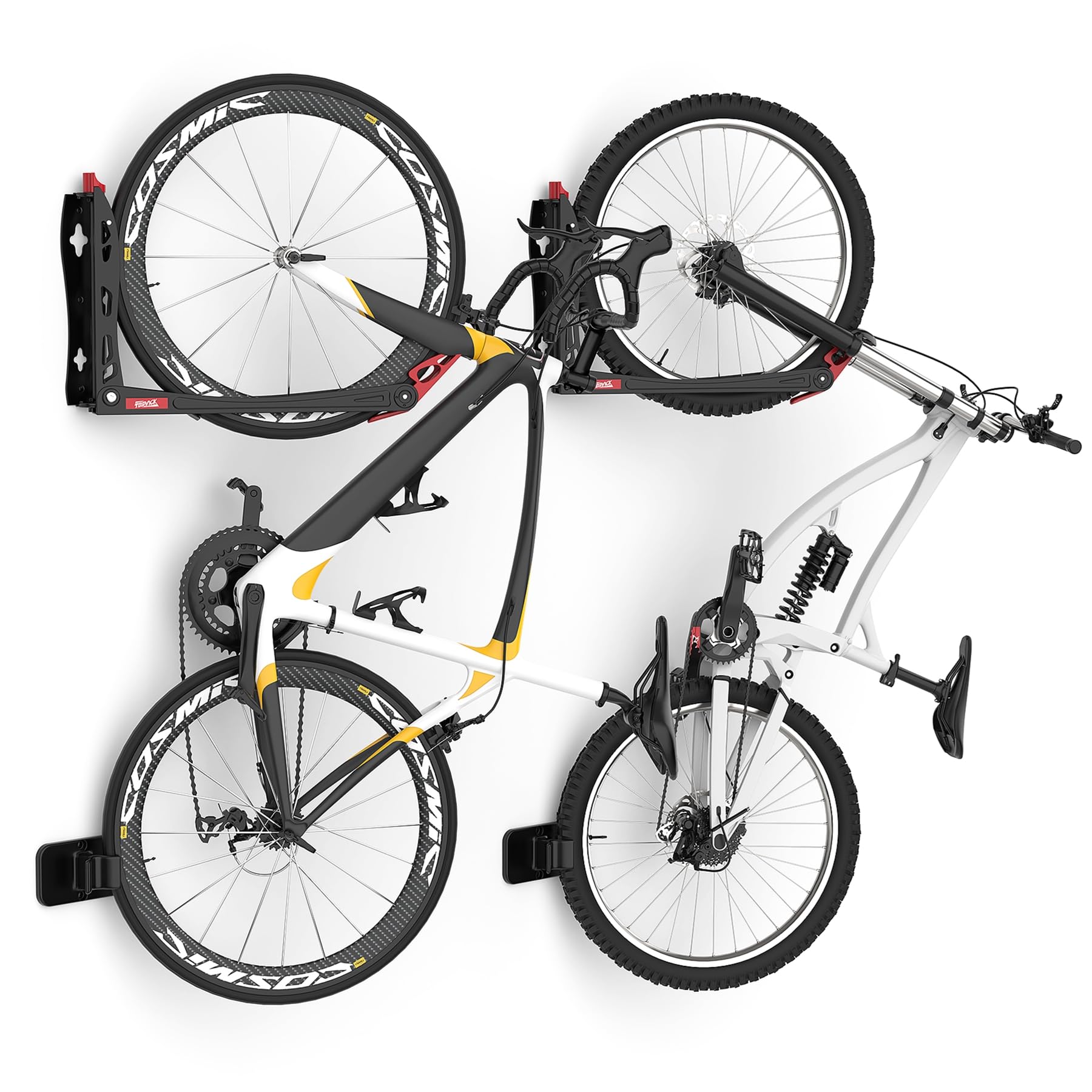 Swivel Wall-Mounted Vertical Bike Storage Rack
