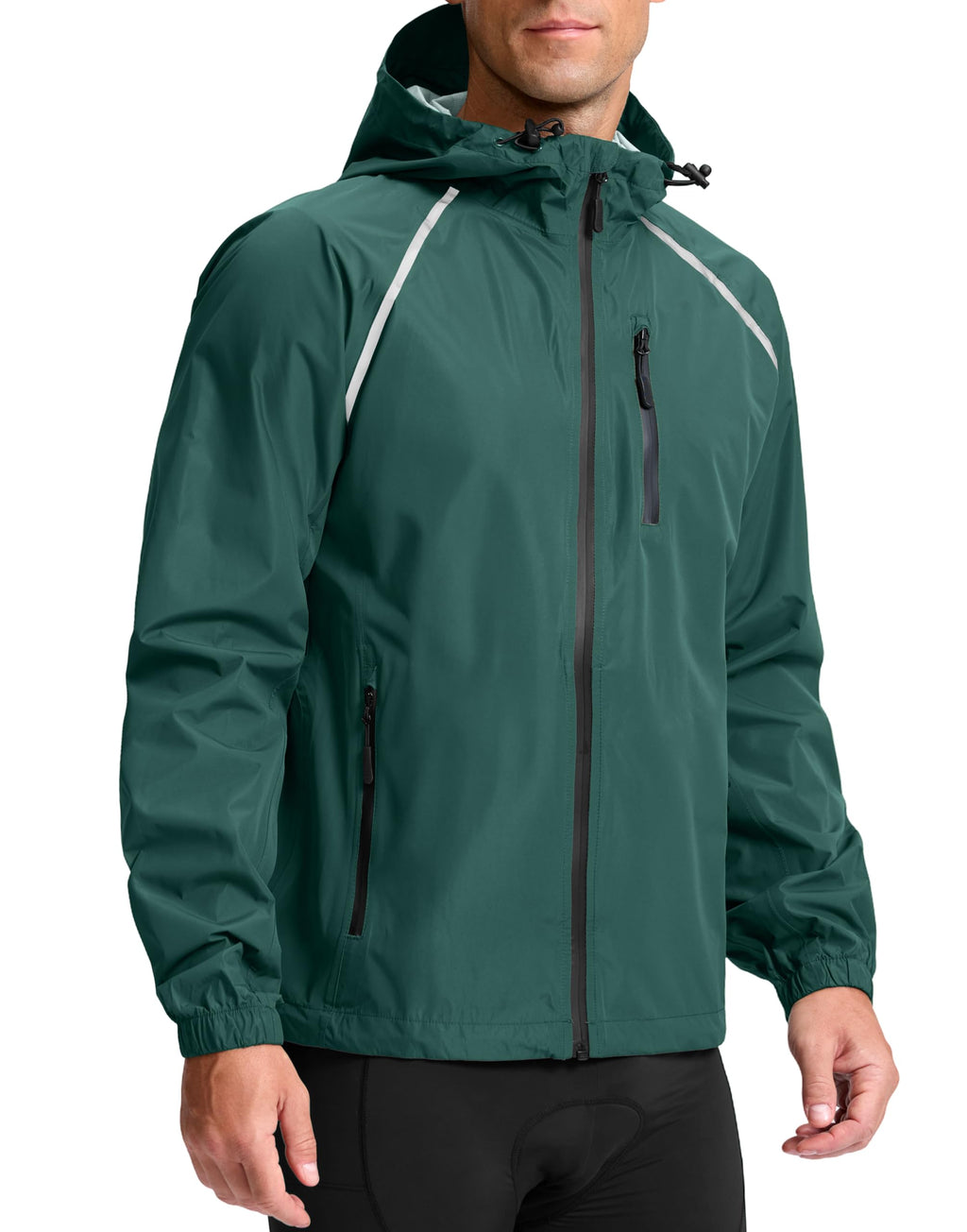 Men’s Packable Waterproof Cycling Rain Jacket
