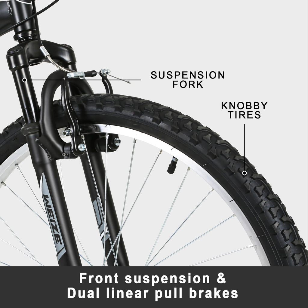 Dual Suspension Mountain Bike With Multi-Speed Gears