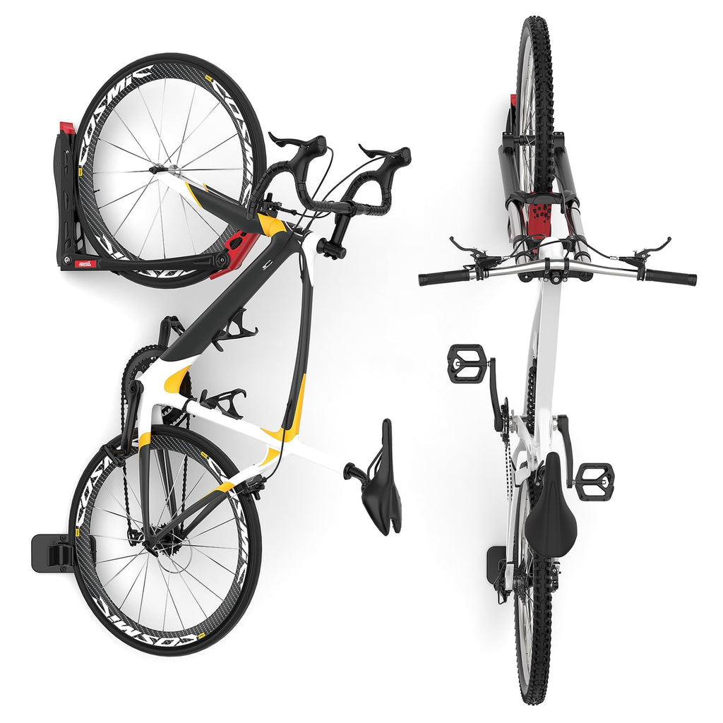 Swivel Wall-Mounted Vertical Bike Storage Rack