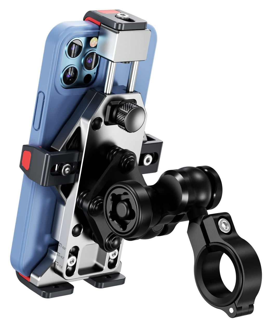 Anti-Theft Aluminum Motorcycle Phone Mount