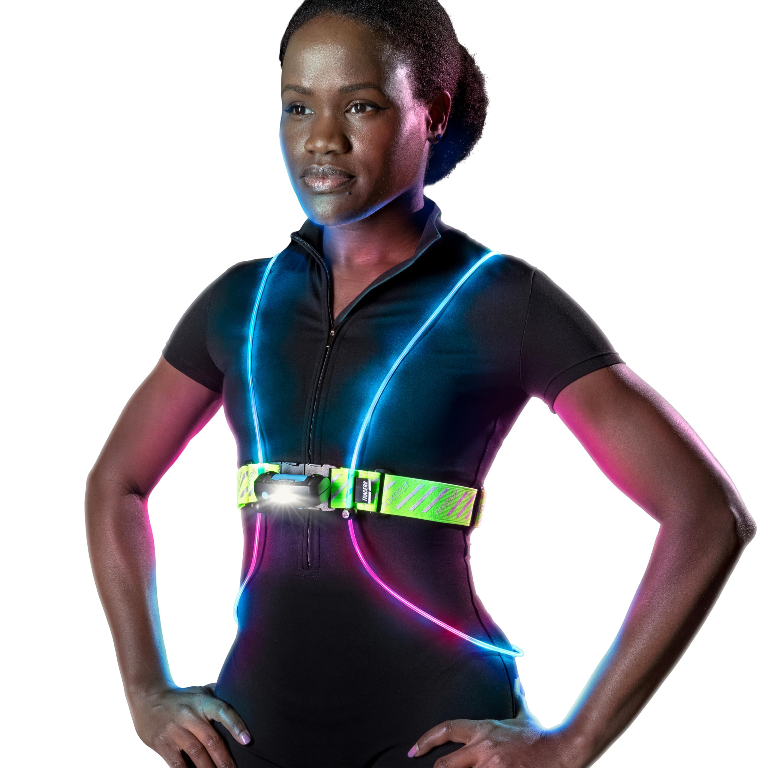 Rechargeable LED Reflective Running Safety Vest