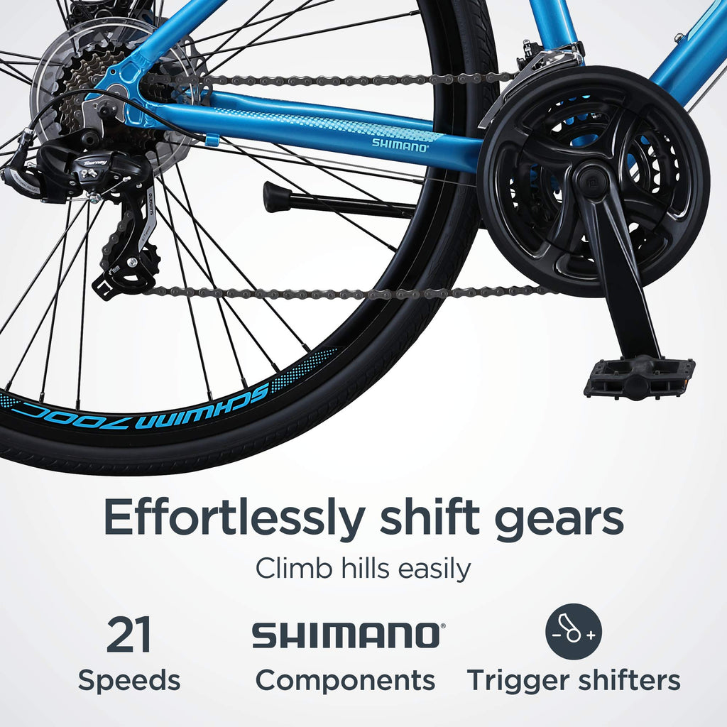700C Road Bike With 14-Speed Drivetrain