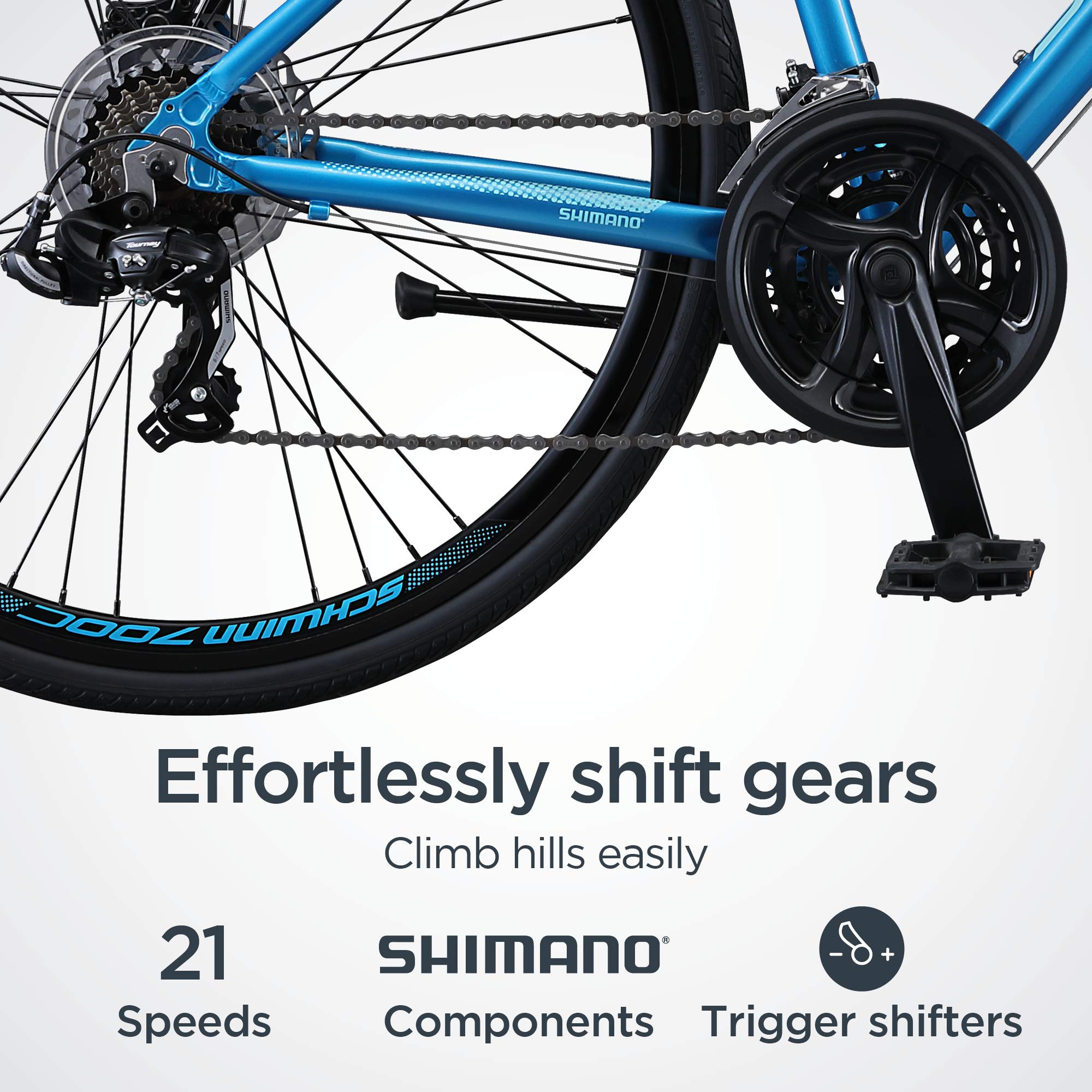 700C Road Bike With 14-Speed Drivetrain