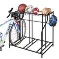 Freestanding 3-Bike Storage Rack for Home Garage