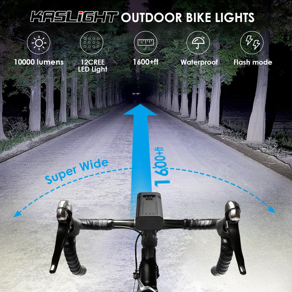 Rechargeable High-Output Bike Light Set