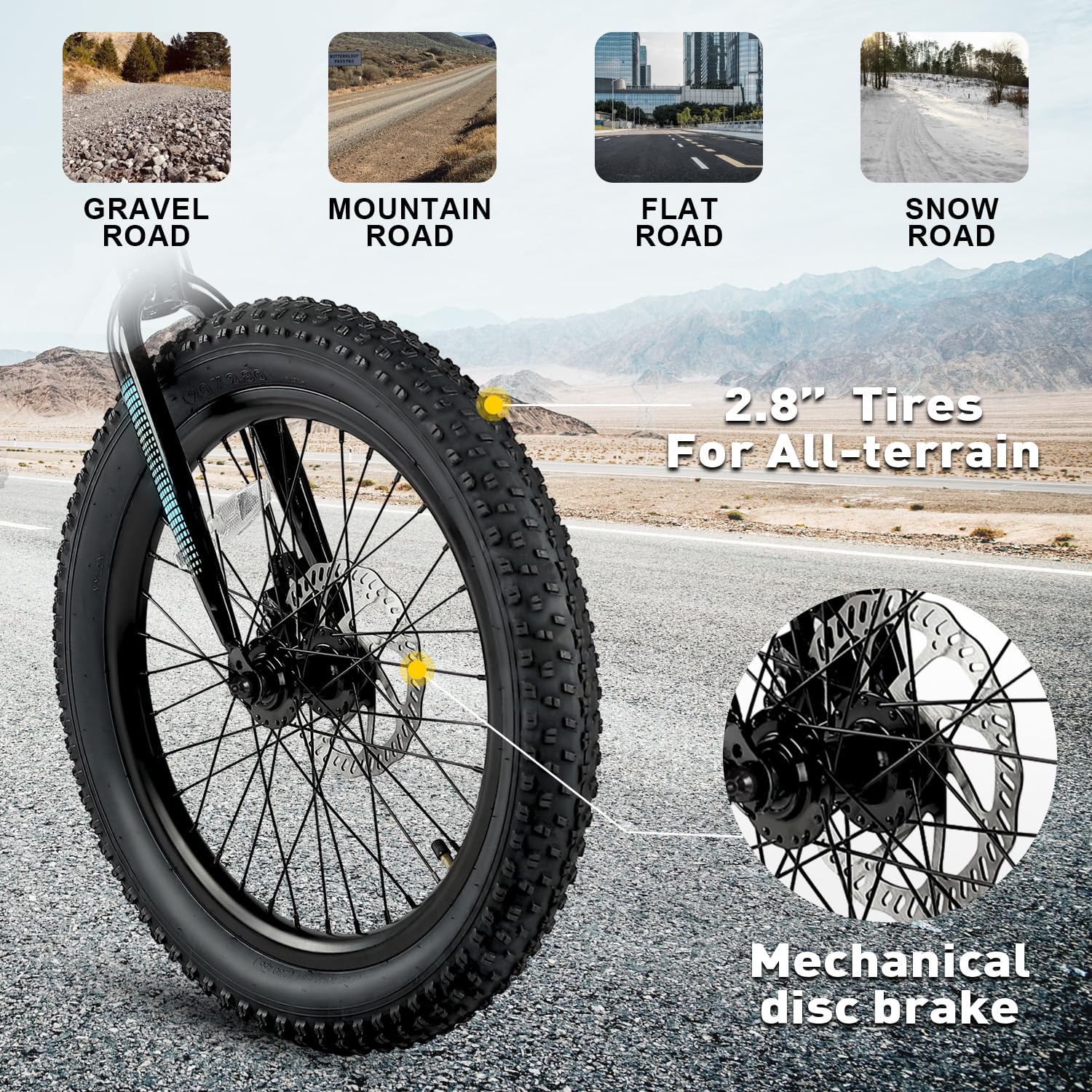 Kids Aluminum Mountain Bike With Dual Disc Brakes