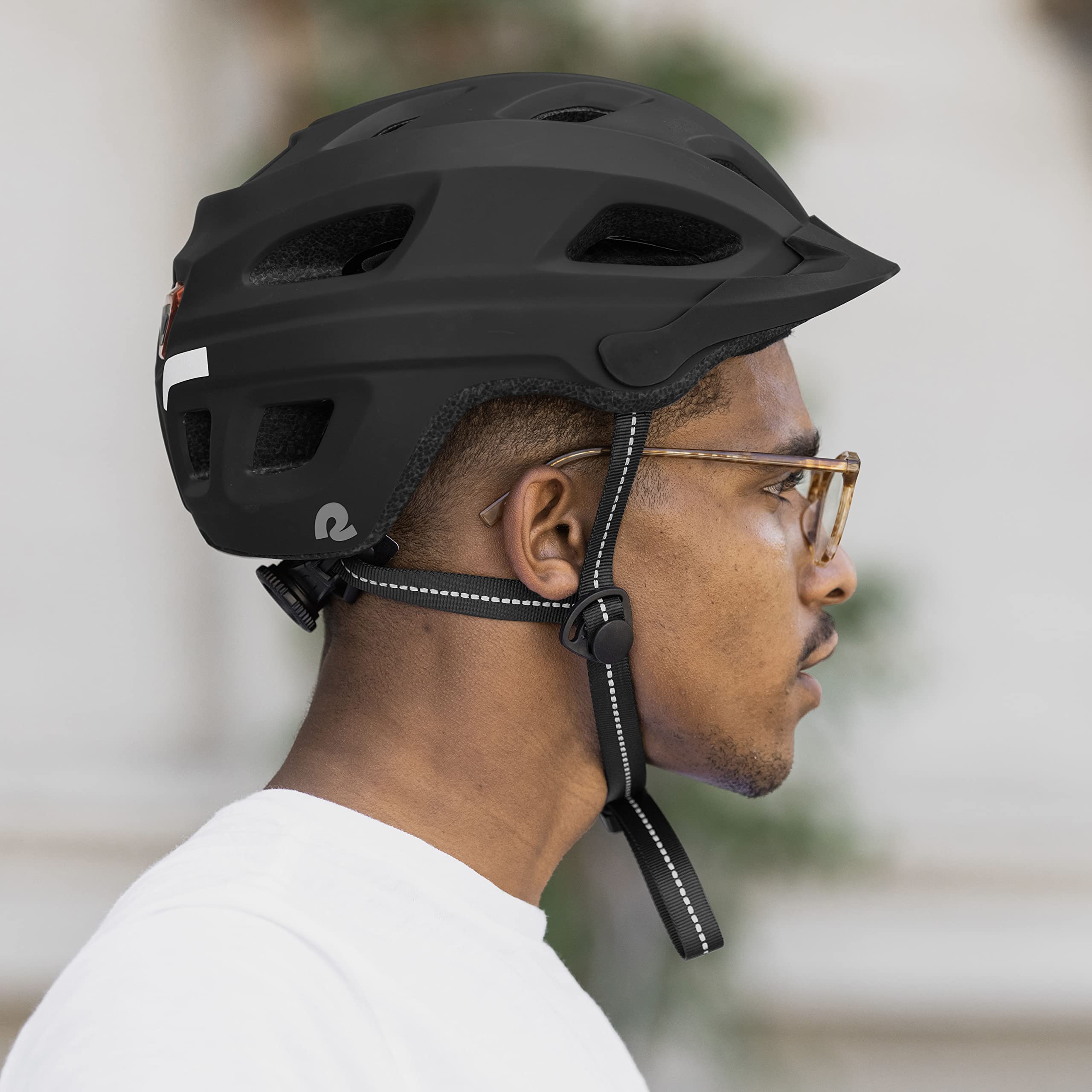 Adult Bike Helmet With LED Safety Light