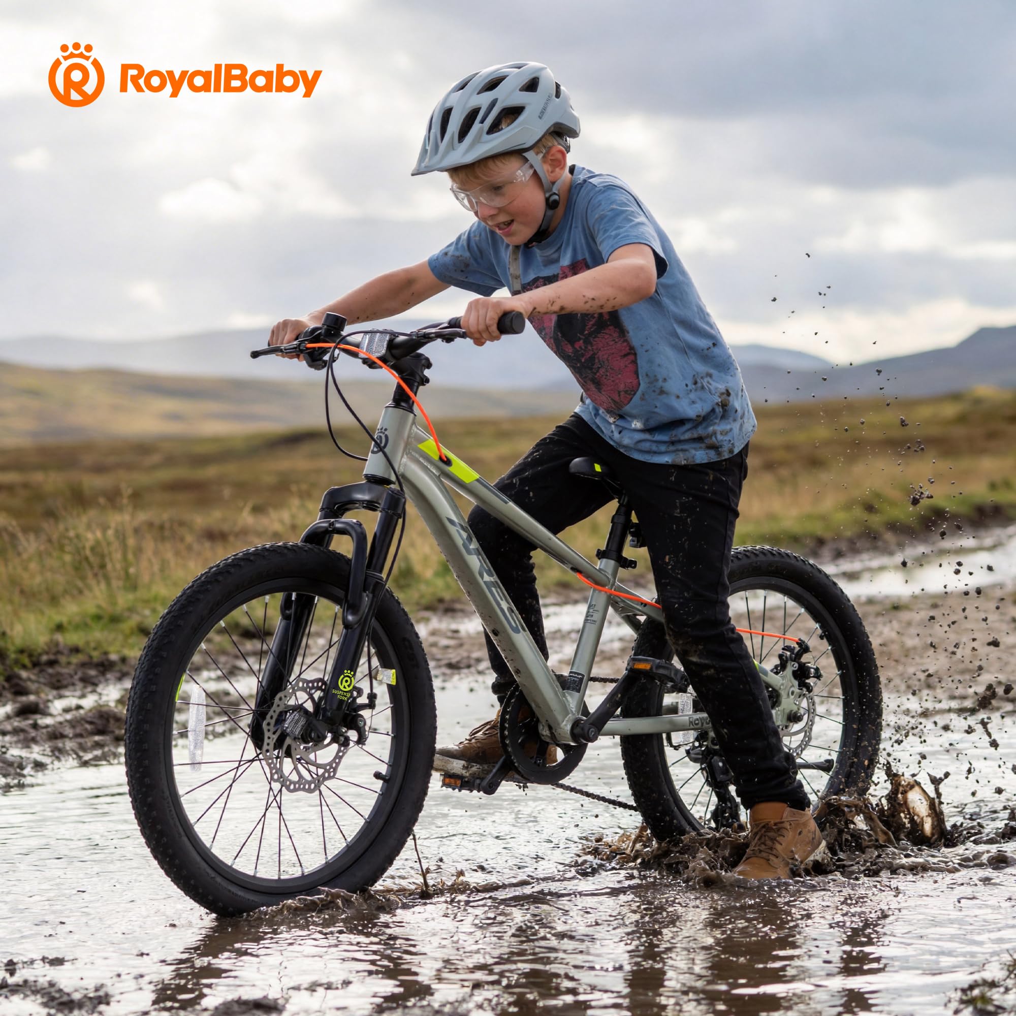 Kids Aluminum Mountain Bike With Front Suspension