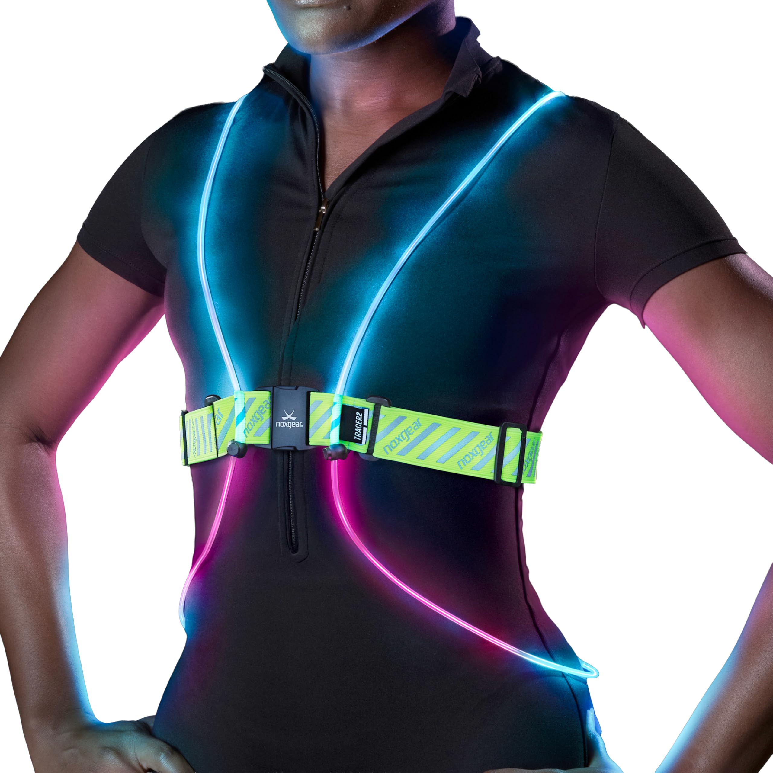 Rechargeable LED Reflective Running Safety Vest