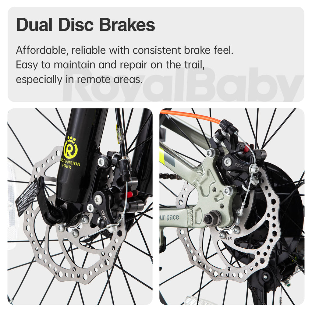 Kids Aluminum Mountain Bike With Front Suspension