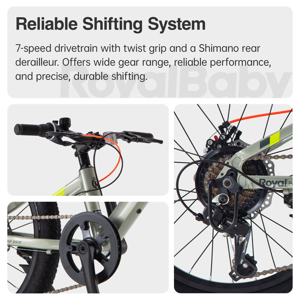 Kids Aluminum Mountain Bike With Front Suspension
