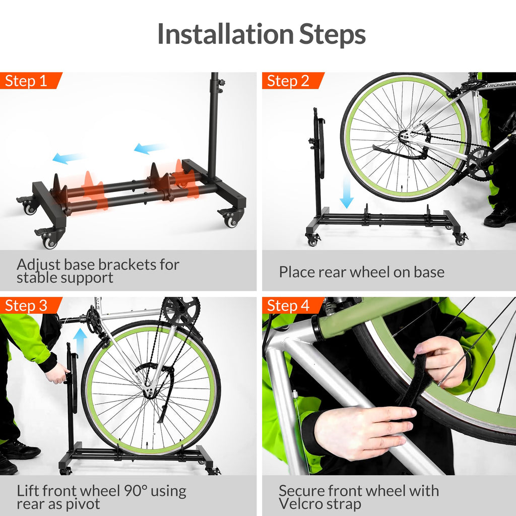 Vertical Bike Storage Rack Stand for Home Garage