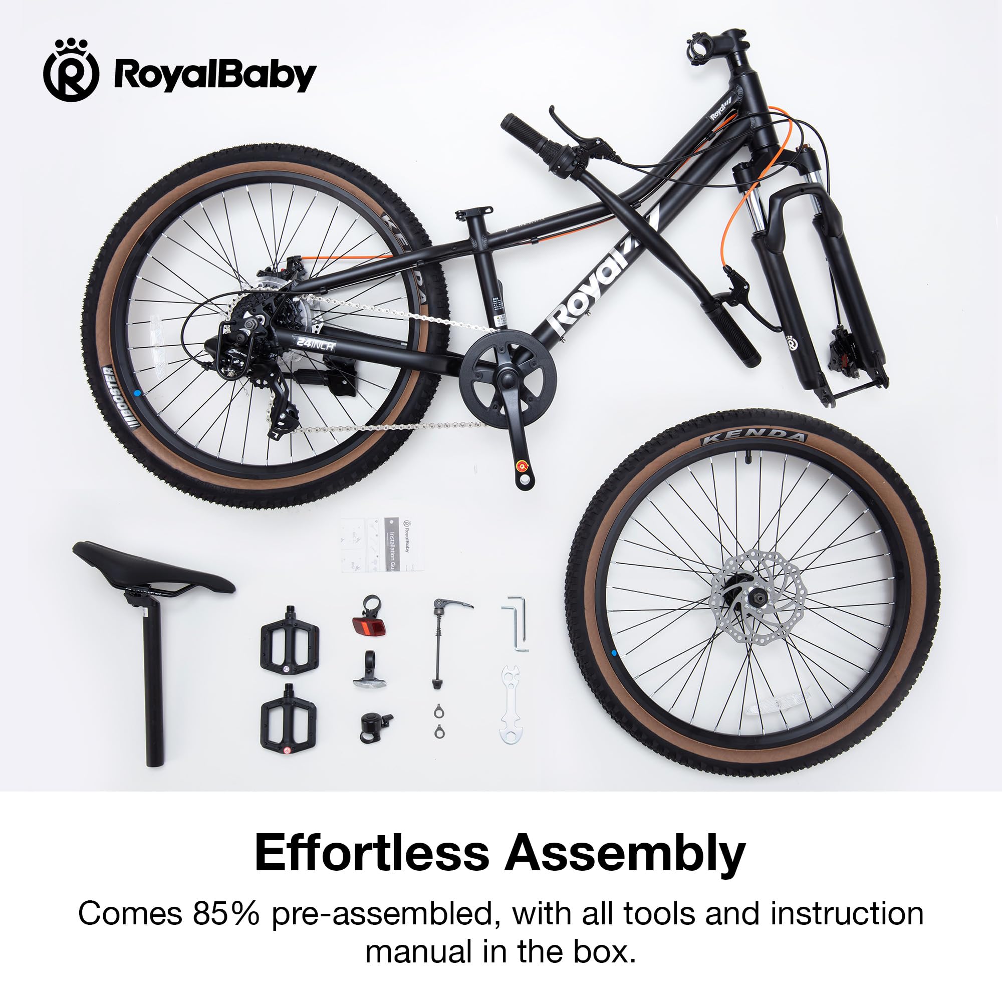 Kids Aluminum Mountain Bike With Dual Disc Brakes