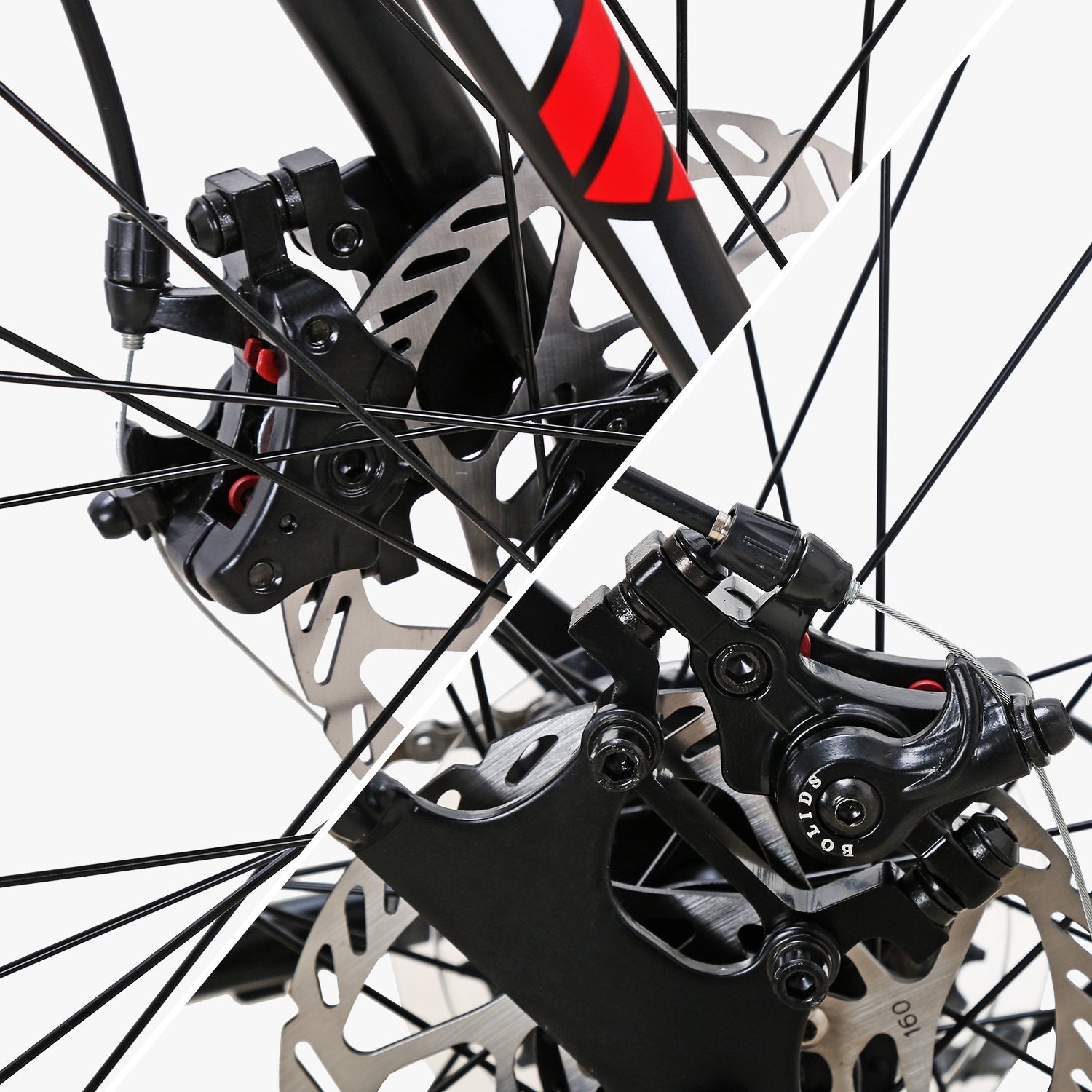 700C Road Bike With 21-Speed Dual Disc Brakes