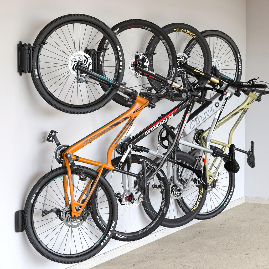 Swivel Wall-Mounted Bike Hanger Storage Rack