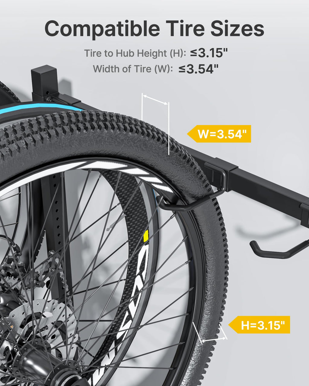 Freestanding Indoor Bike Storage Rack Stand